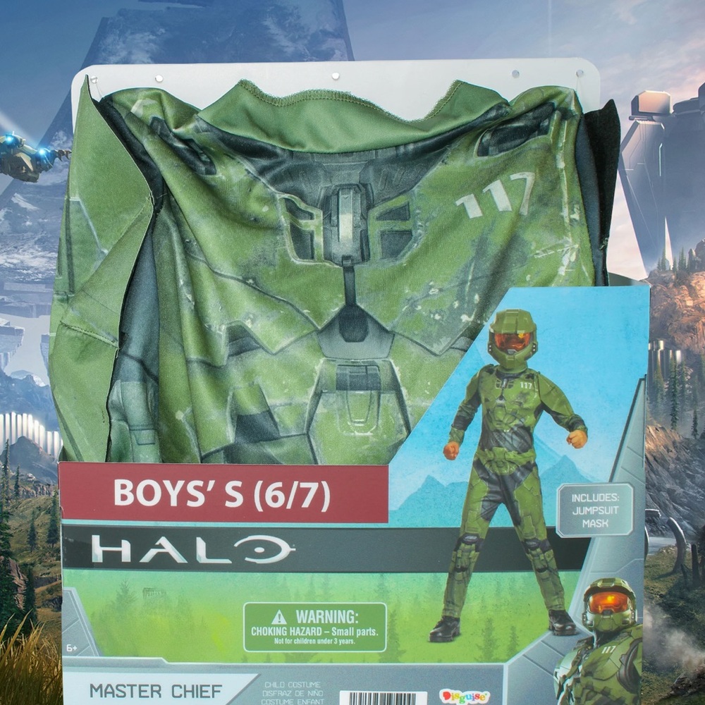 Halo Master Chief Boys' Jumpsuit Size 6/7